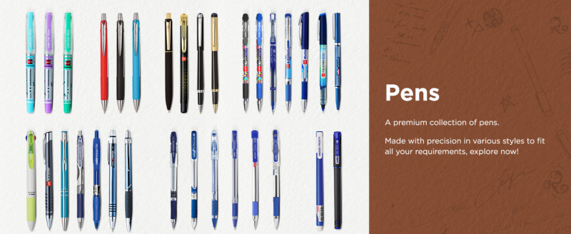 top best pen brands in india