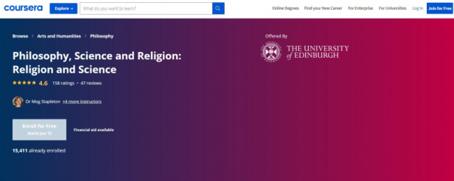 top best online religion courses