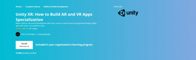 top best online virtual reality courses