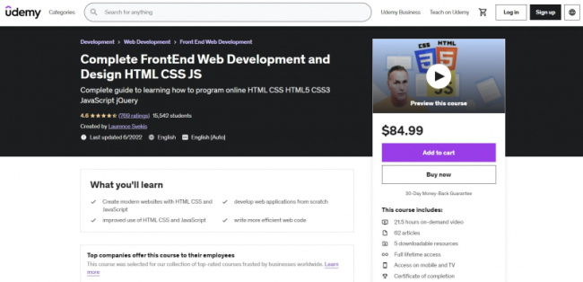 top best online web development tools courses