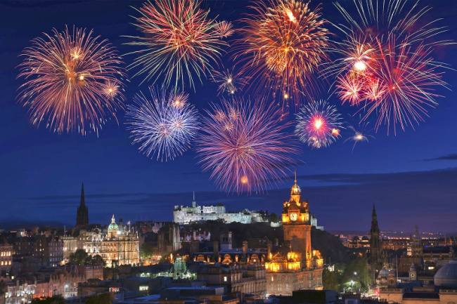 top best places to go for new year in the uk