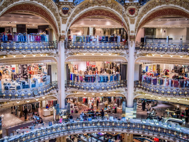 top best shopping malls in paris
