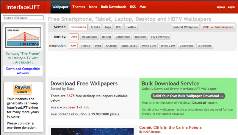 top best sites to download 4k wallpapers