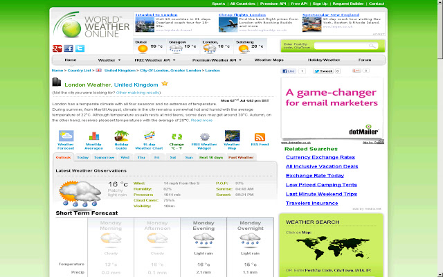 top best weather forecast websites