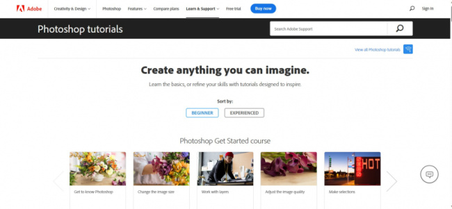 top best websites for learning photoshop