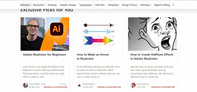 top best websites to get adobe illustrator tutorials