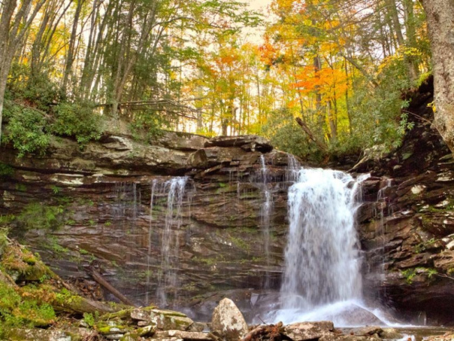 top most beautiful waterfalls in west virginia