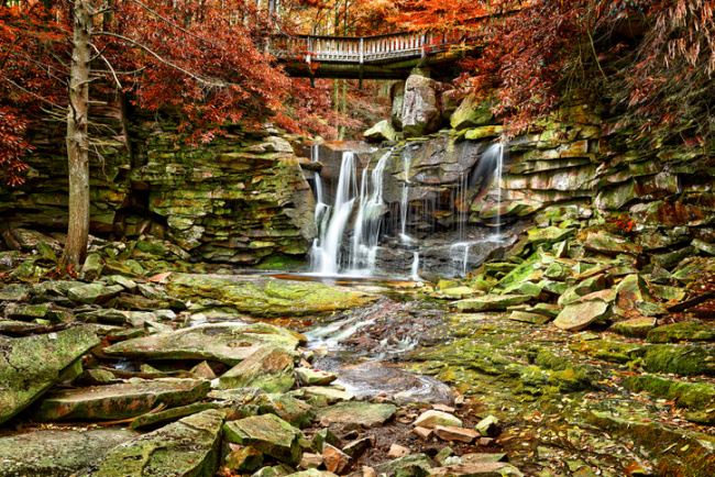 top most beautiful waterfalls in west virginia