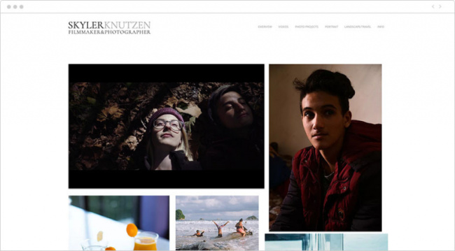 top tips for creating a photography portfolio website